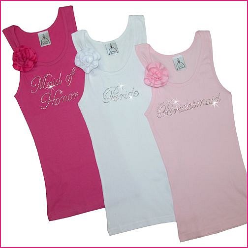 Edwardian Script Tank from Classy Bride