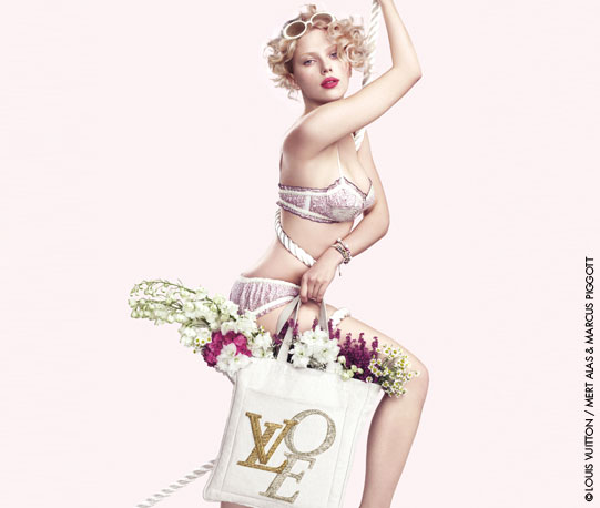 LV handbag ad