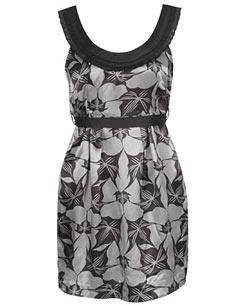 Forever21.com - Satin floral print dress