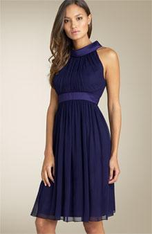Maggy London Cutaway Silk Dress - - Nordstrom.com