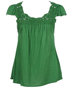 Forever21.com - lace jersey top
