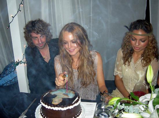Lindsay's $100,000 Birthday Party