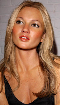 Kate Moss' wax figure at Madame Tussauds London