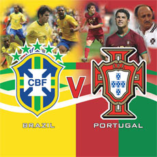 Brazil Football (aka Soccer) game in London