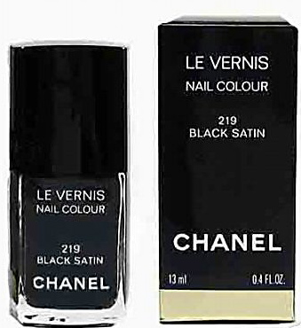 Chanel's Black Satin Returns