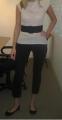 Look of the Day: Skinny Black Pants for Work