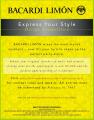 Bacardi LIMON "Express Your Style" Design Contest