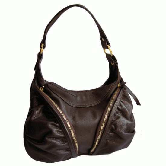 SImply Fab: Chocolate Elezar Morgan Handbag