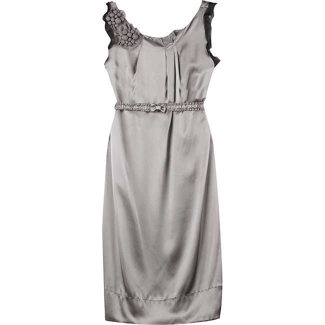 The Look For Less: Vera Wang Charmeuse Shift Dress The Look For Less: Vera Wang Charmeuse Shift Dress