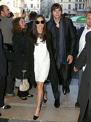 Demi and Ashton Do Fashion Week