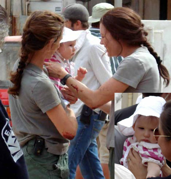 Jennifer Takes Violet to Work