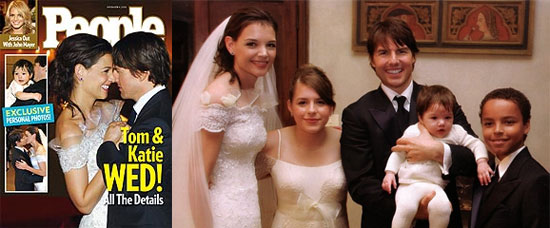 Do you like Mr. and Mrs. Cruise's Wedding Look?