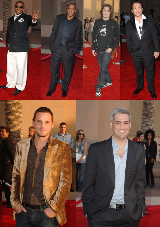 The Men Arrive at the AMAs