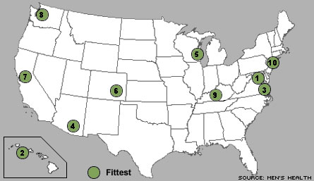 Fittest and Fattest Cities in The USA