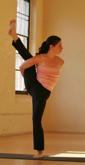 YOGA CHALLENGE:  Standing Bound Split