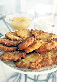 Healthier Potato Latkes