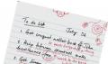 Stressed out? List it!