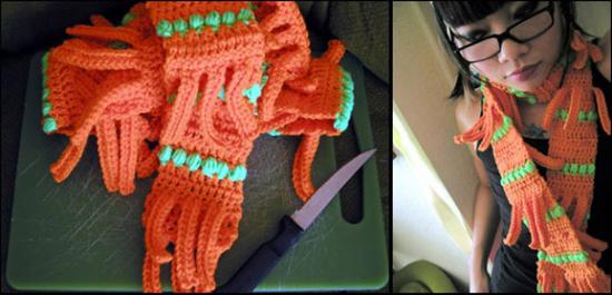 Product of the Day: Food-Themed Scarves