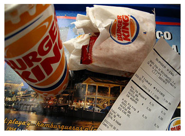 The "High" price of the BK Value menu