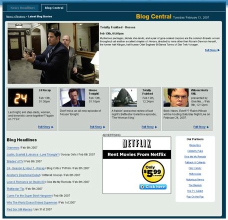 BuzzSugar on MeeVee's Blog Central