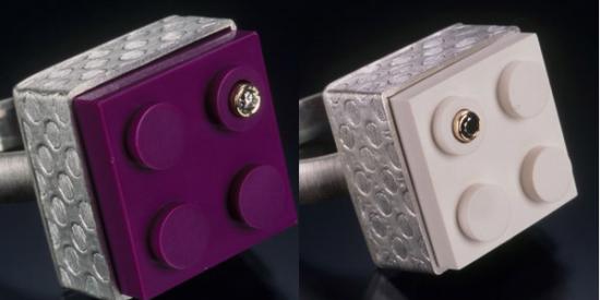 Totally Geeky or Geek Chic? Lego-inspired Rings
