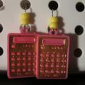 Totally Geeky or Geek Chic? Pink Calculator Earrings