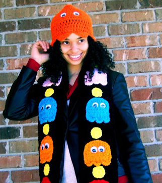 Totally Geeky or Geek Chic? Video Game Scarf
