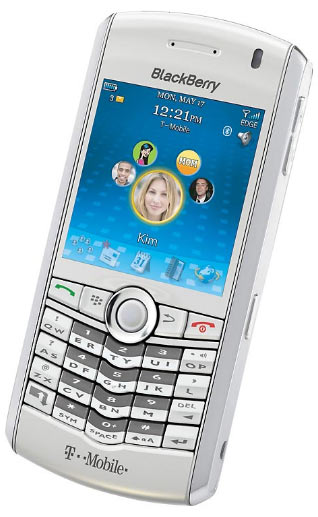 Blackberry Pearl Now Comes in White
