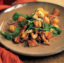 Twisted Side: Mushroom Panzanella