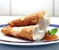 Festive Foods: Krumkaker Filled with Cloudberry Cream