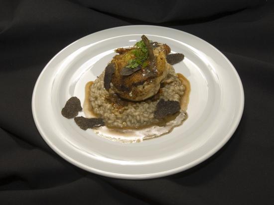 Sunday Dinner: Pan Roasted Chicken with Black Truffle Risotto