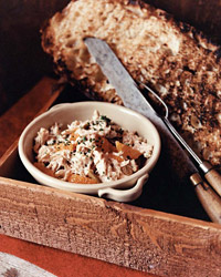Today's Special: Italian Tuna, Green Olive and Tangerine Salad on Grilled Bread