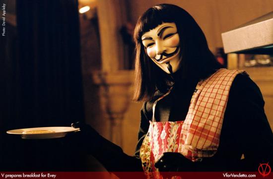 TV Dinners: V For Vendetta - Egg In A Basket