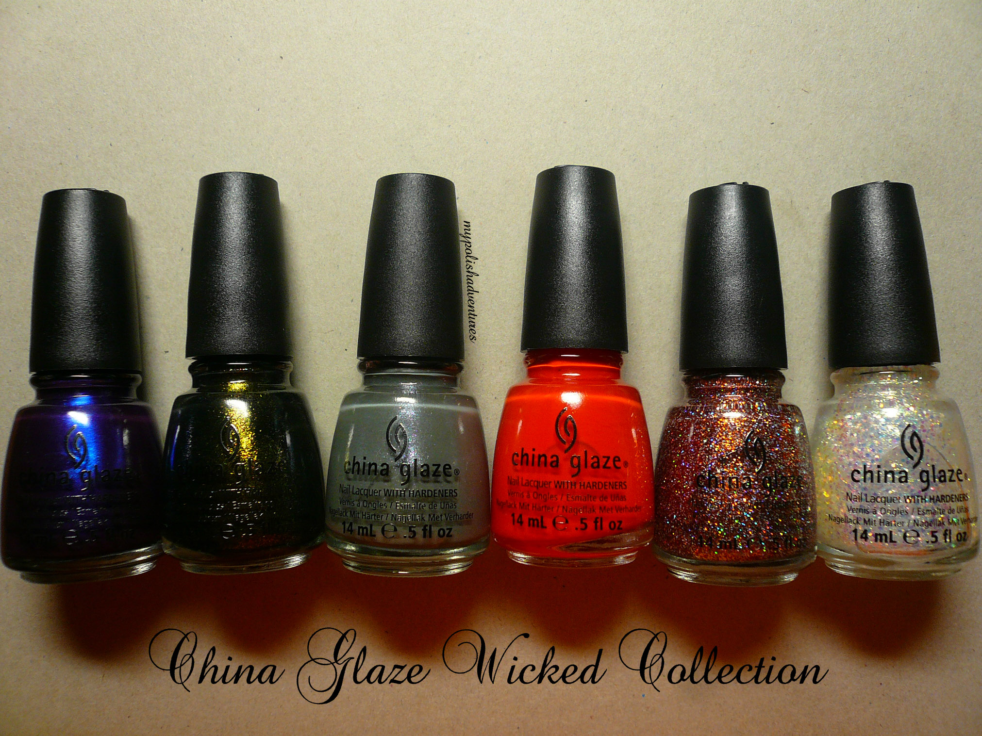 My Polish Adventures: China Glaze Wicked Collection Halloween 2012