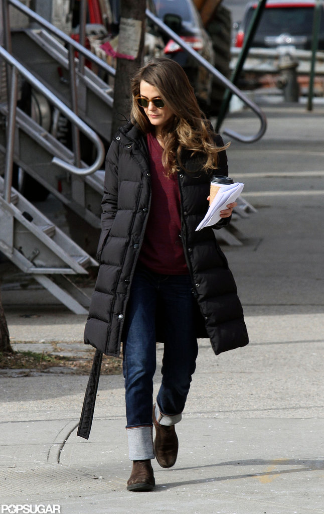 Keri Russell Filming The Americans in NYC | Pictures | POPSUGAR Celebrity