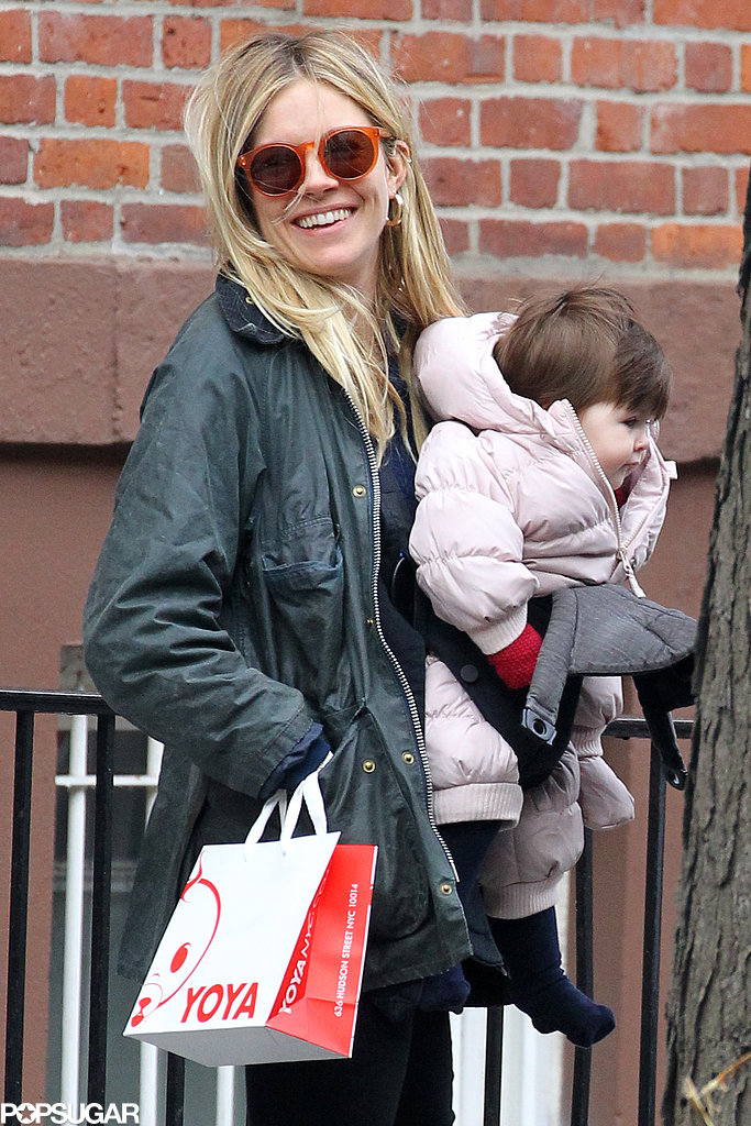 Sienna Miller Shopping With Marlowe and Robin Wright in NYC | POPSUGAR ...