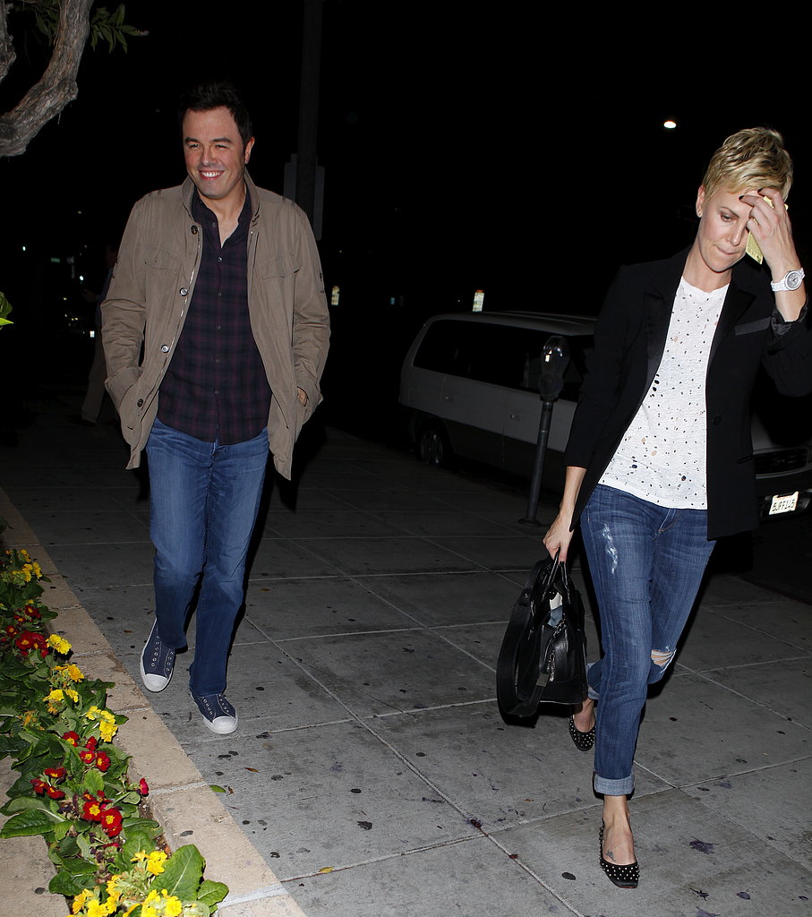 Charlize Theron and Seth MacFarlane Together | Photos | POPSUGAR Celebrity