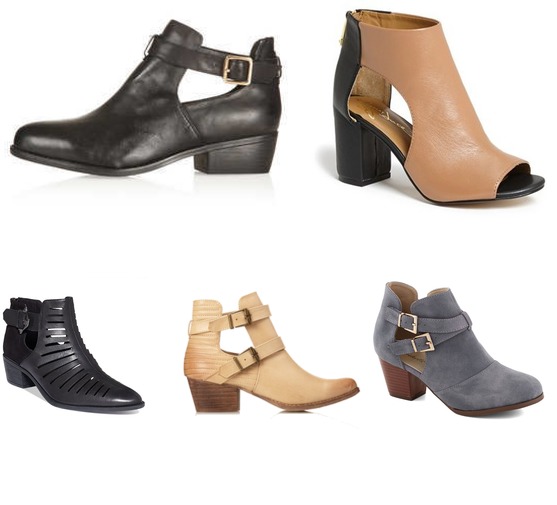 Get ready for spring with cut out booties