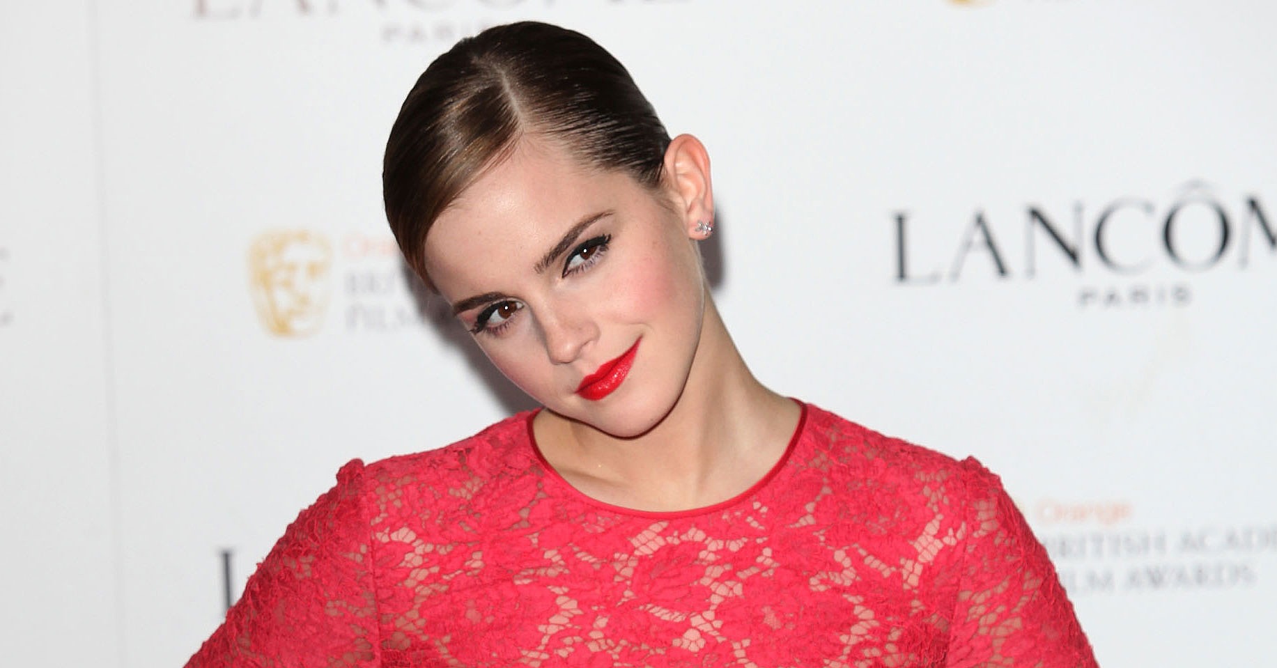 Emma Watson at Lancome Pre-BAFTA Party Pictures | POPSUGAR Celebrity