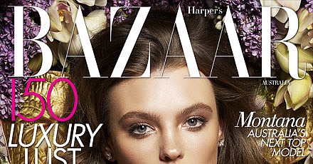 Pictures of Australia's Next Top Model Winner Montana Cox's Harper's ...