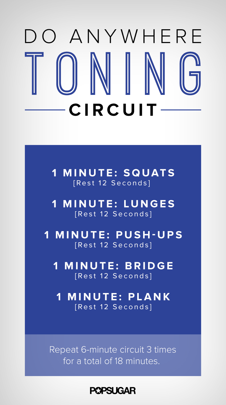 Printable Strength-Training Workout Under 20 Minutes | POPSUGAR Fitness